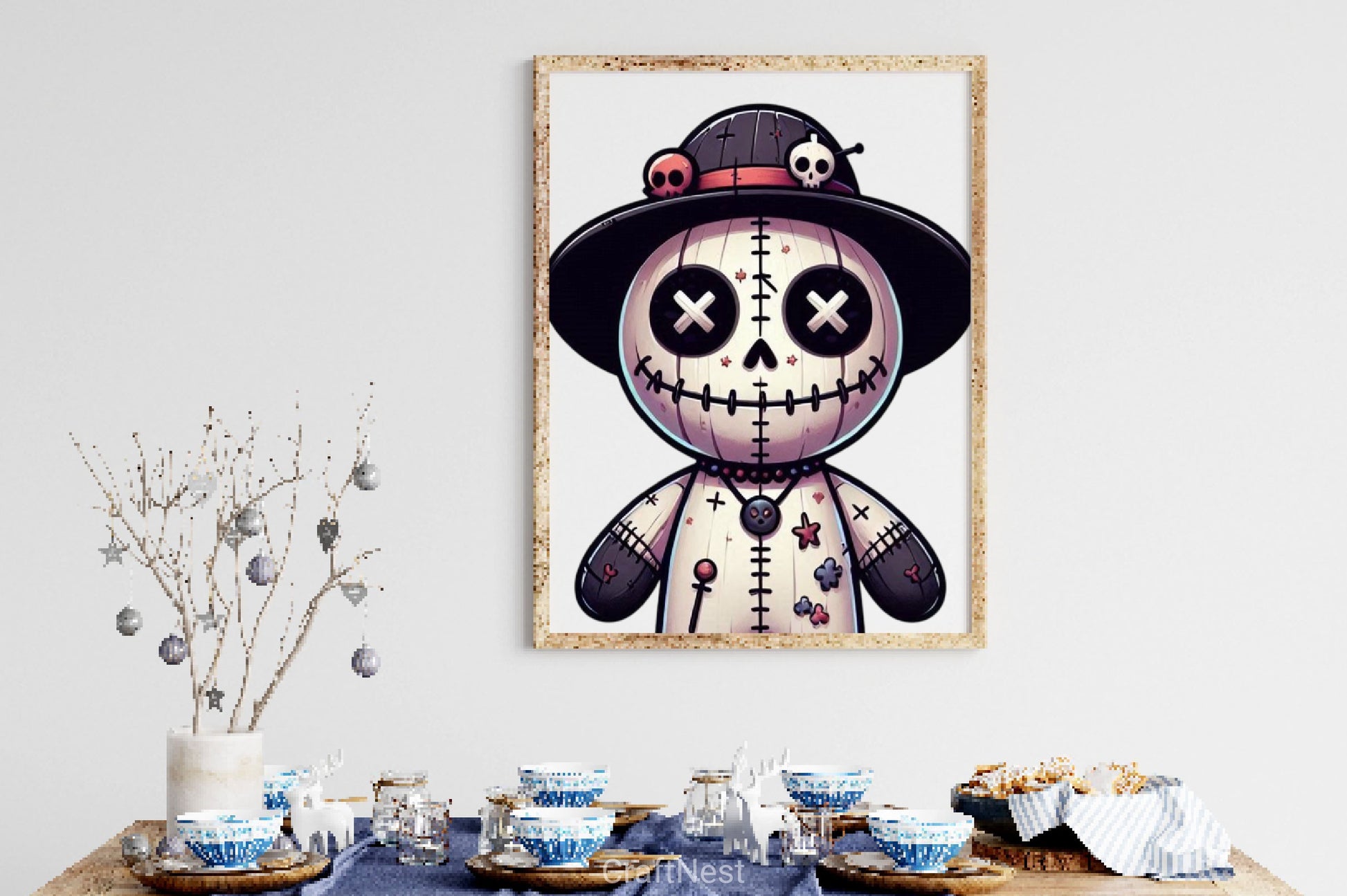 Halloween Gothic Voodoo Doll Clipart Bundle 6 - CraftNest - Digital Crafting and Art