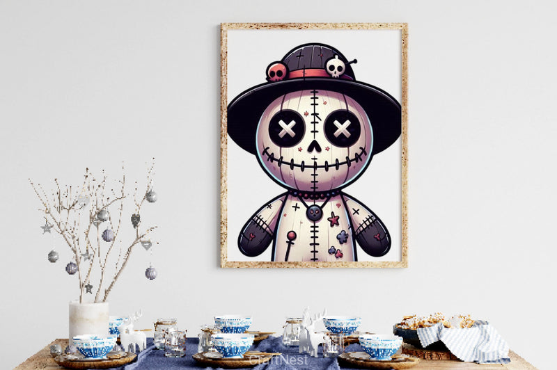 Halloween Gothic Voodoo Doll Clipart Bundle 6 - CraftNest - Digital Crafting and Art