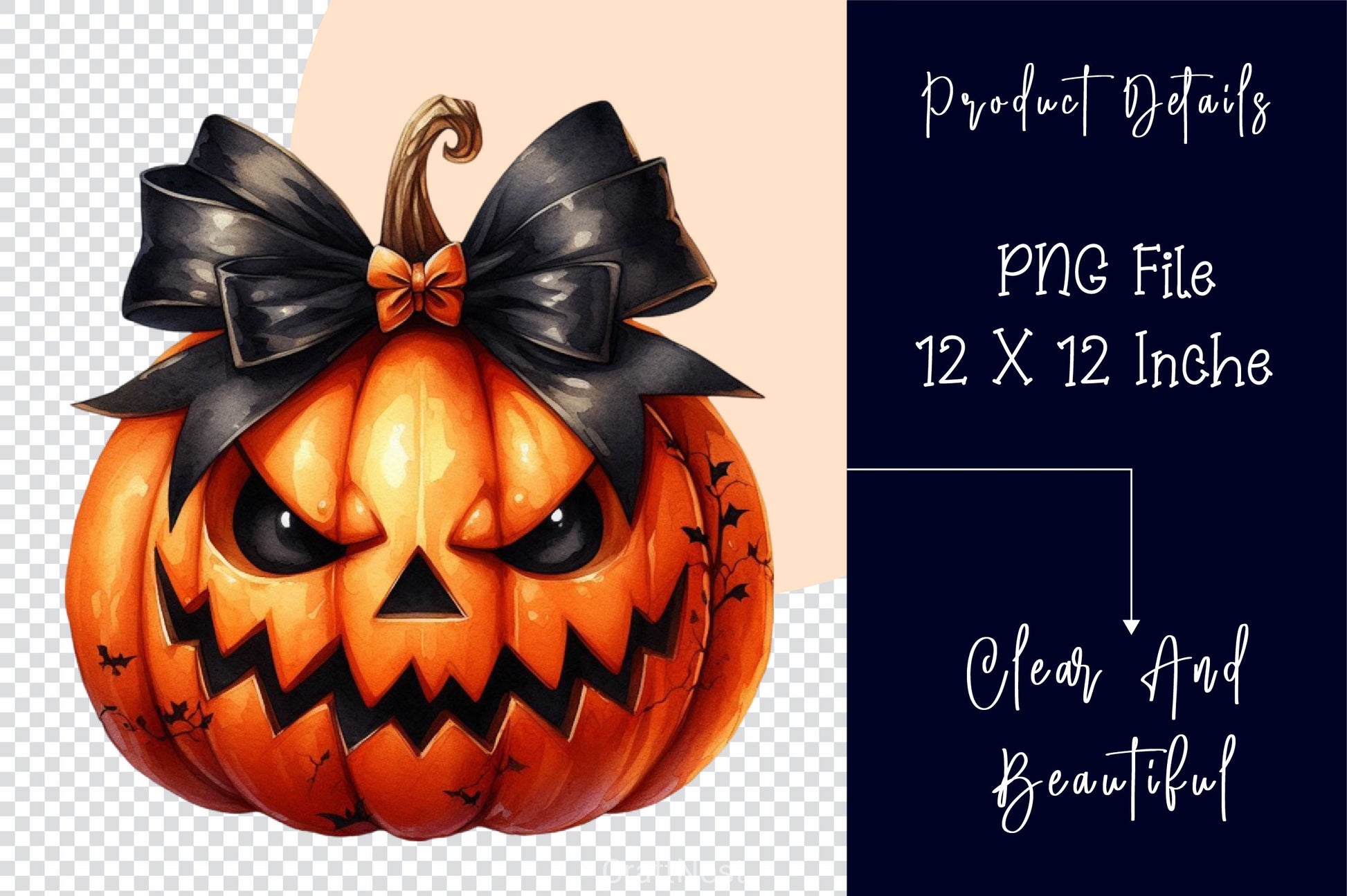 Nasty Pumpkin Halloween Pumpkin Clipart Bundle - CraftNest - Digital Crafting and Art