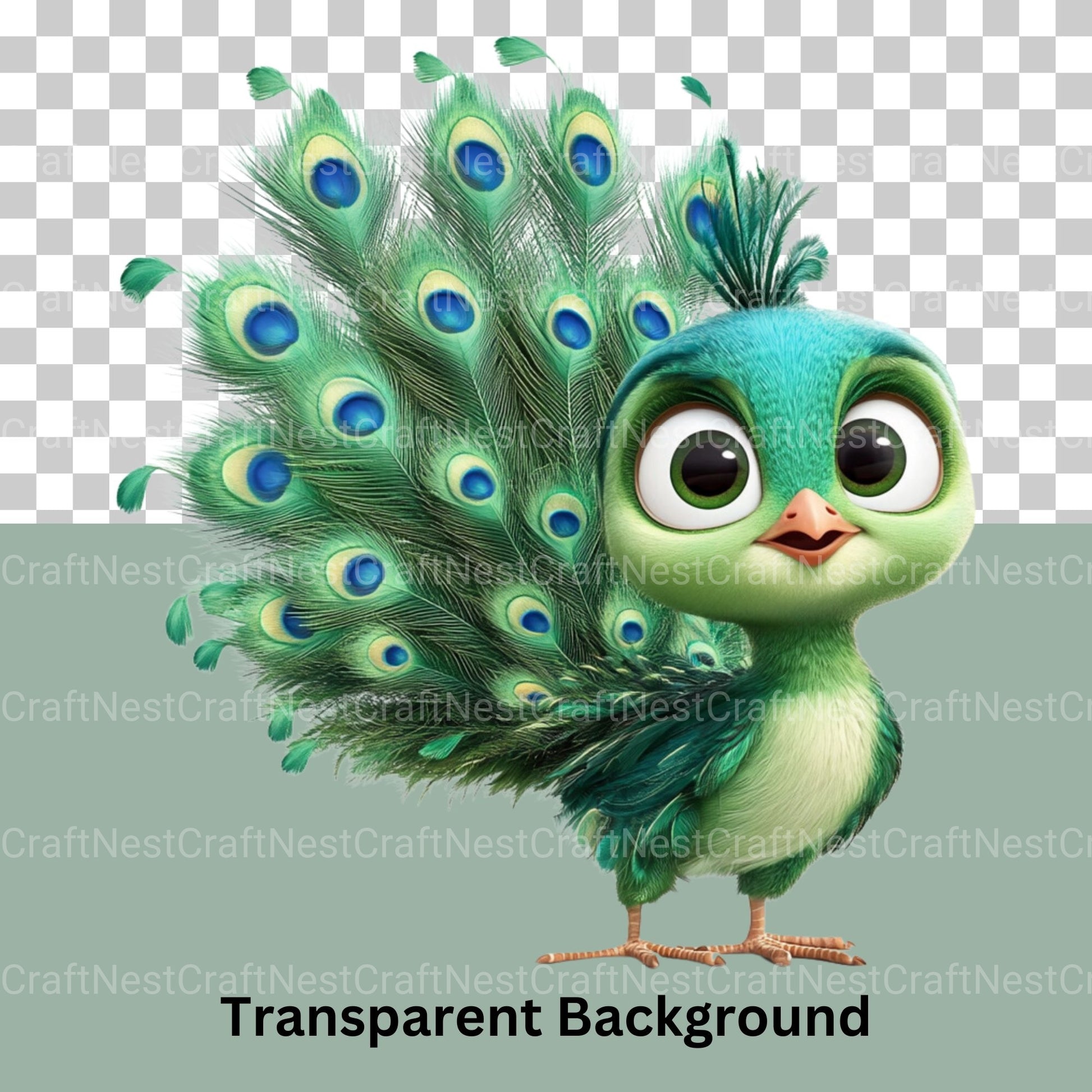 Peacocks Clipart Bundle - CraftNest - Digital Crafting and Art