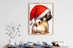 Funny Christmas Dog From Behind Clipart Bundle 2 - CraftNest - Digital Crafting and Art