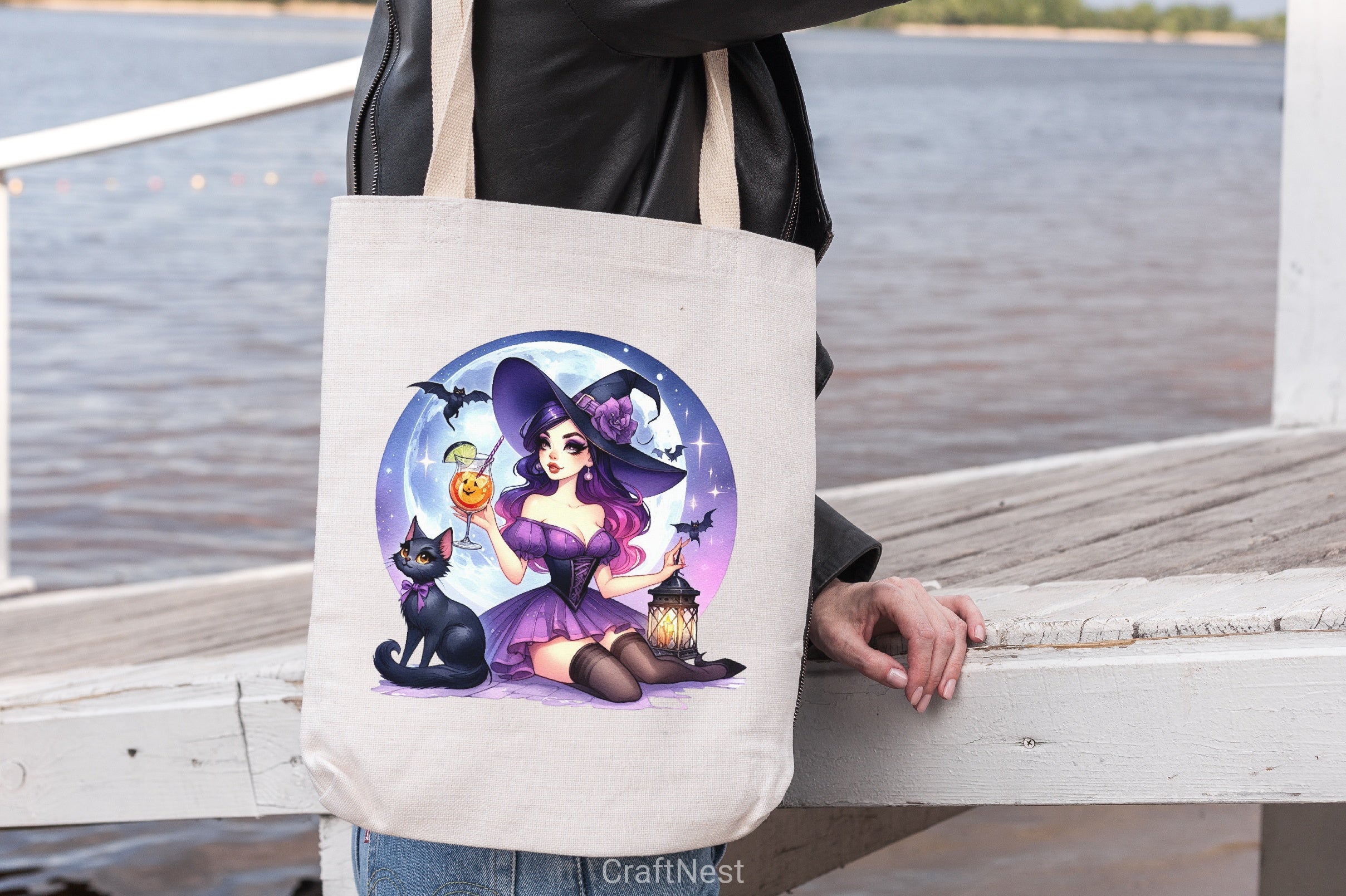 Halloween Witch Girl Clipart Bundle 4 - CraftNest - Digital Crafting and Art