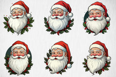 Santa Claus Clipart Bundle 9 - CraftNest - Digital Crafting and Art