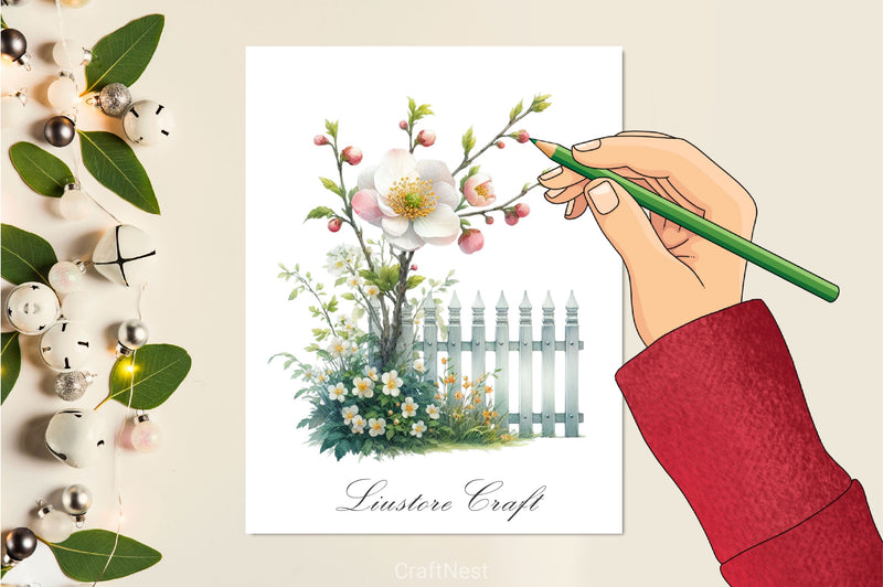 Garden Fences Clipart Bundle - CraftNest - Digital Crafting and Art