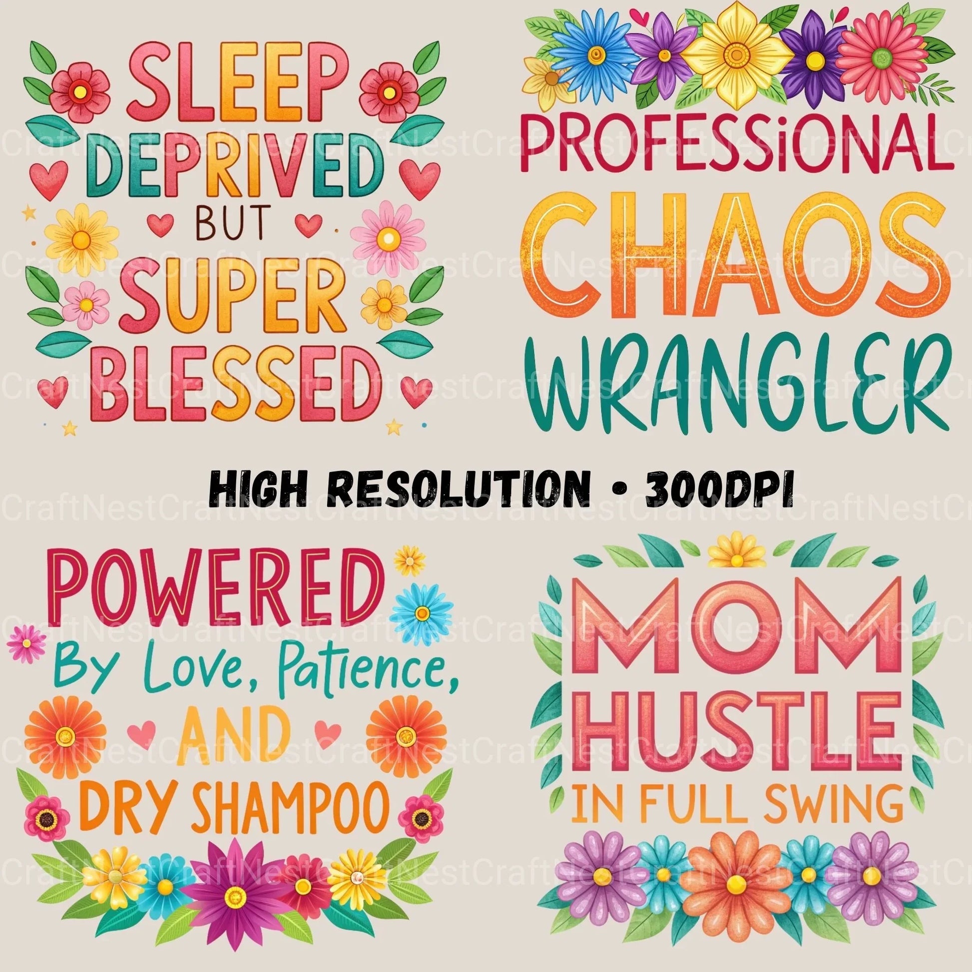 Mom Quotes Clipart Bundle - CraftNest - Digital Crafting and Art