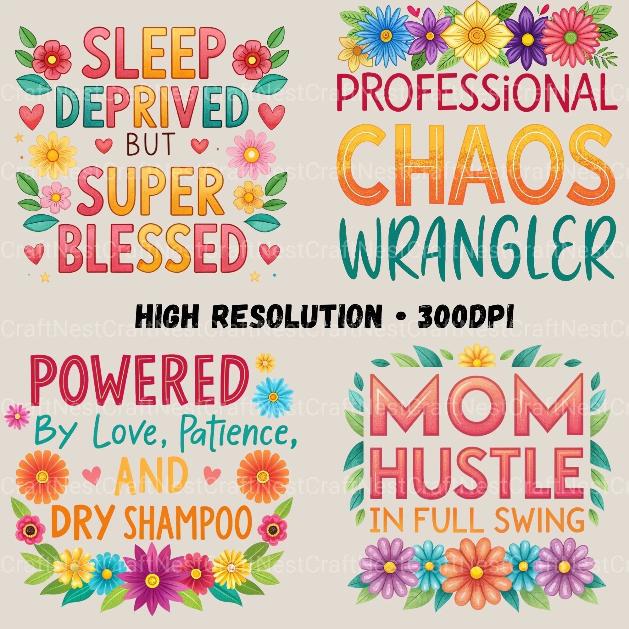 Mom Quotes Clipart Bundle - CraftNest - Digital Crafting and Art