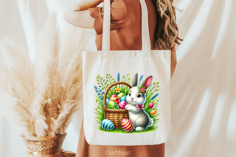 Easter Bunny Clipart Bundle 32 - CraftNest - Digital Crafting and Art