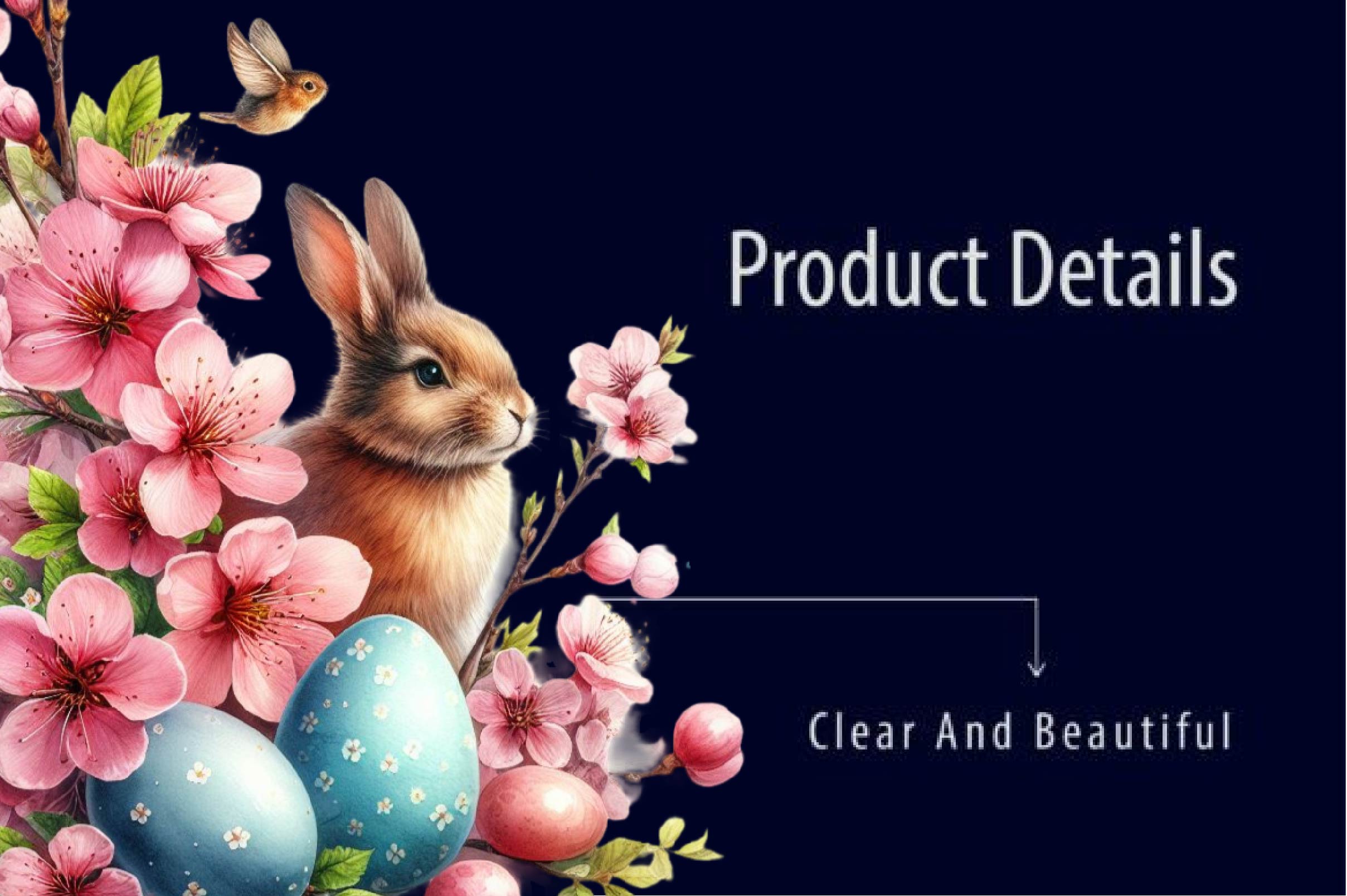 Vintage Easter Bunny Flower Clipart Bundle - CraftNest - Digital Crafting and Art