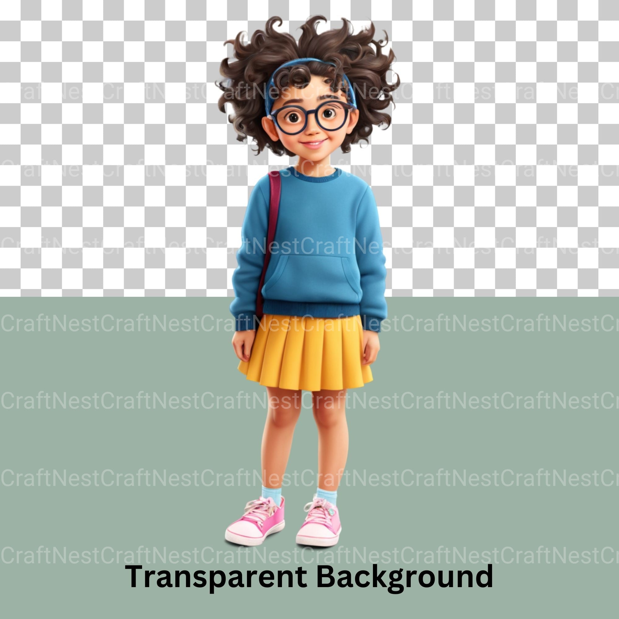 Quirky Kids Hispanic Clipart Bundle - CraftNest - Digital Crafting and Art