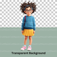 Quirky Kids Hispanic Clipart Bundle - CraftNest - Digital Crafting and Art