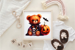 Halloween Teddy Bear Clipart Bundle - CraftNest - Digital Crafting and Art