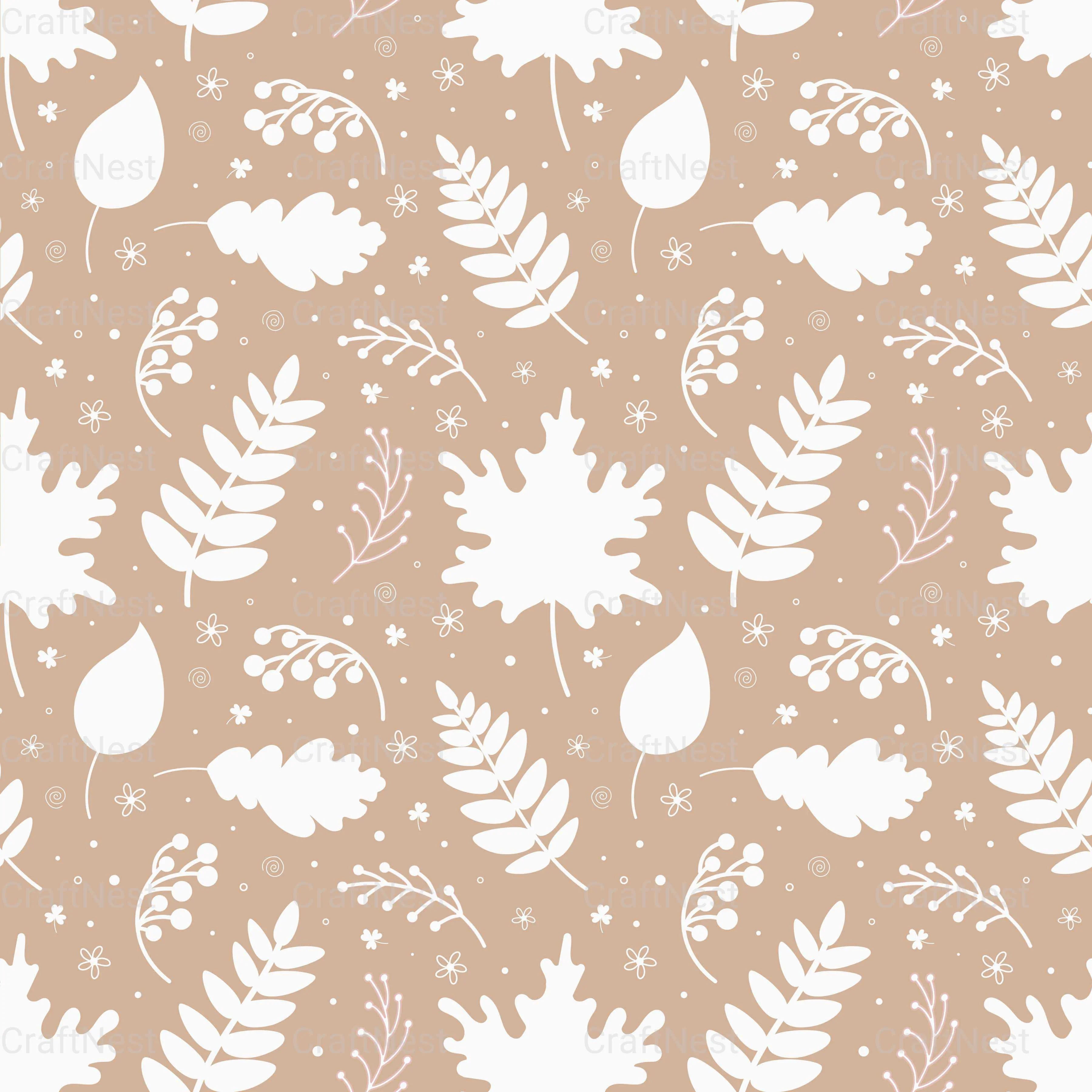 Fall Seamless Digital Paper - CraftNest - Digital Crafting and Art