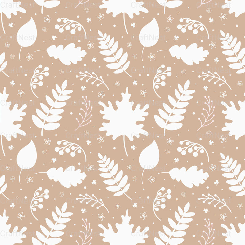 Fall Seamless Digital Paper - CraftNest - Digital Crafting and Art