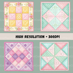 Quilt For Girls Clipart Bundle - CraftNest - Digital Crafting and Art
