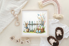 Easter Bunny Fences Clipart Bundle - CraftNest - Digital Crafting and Art