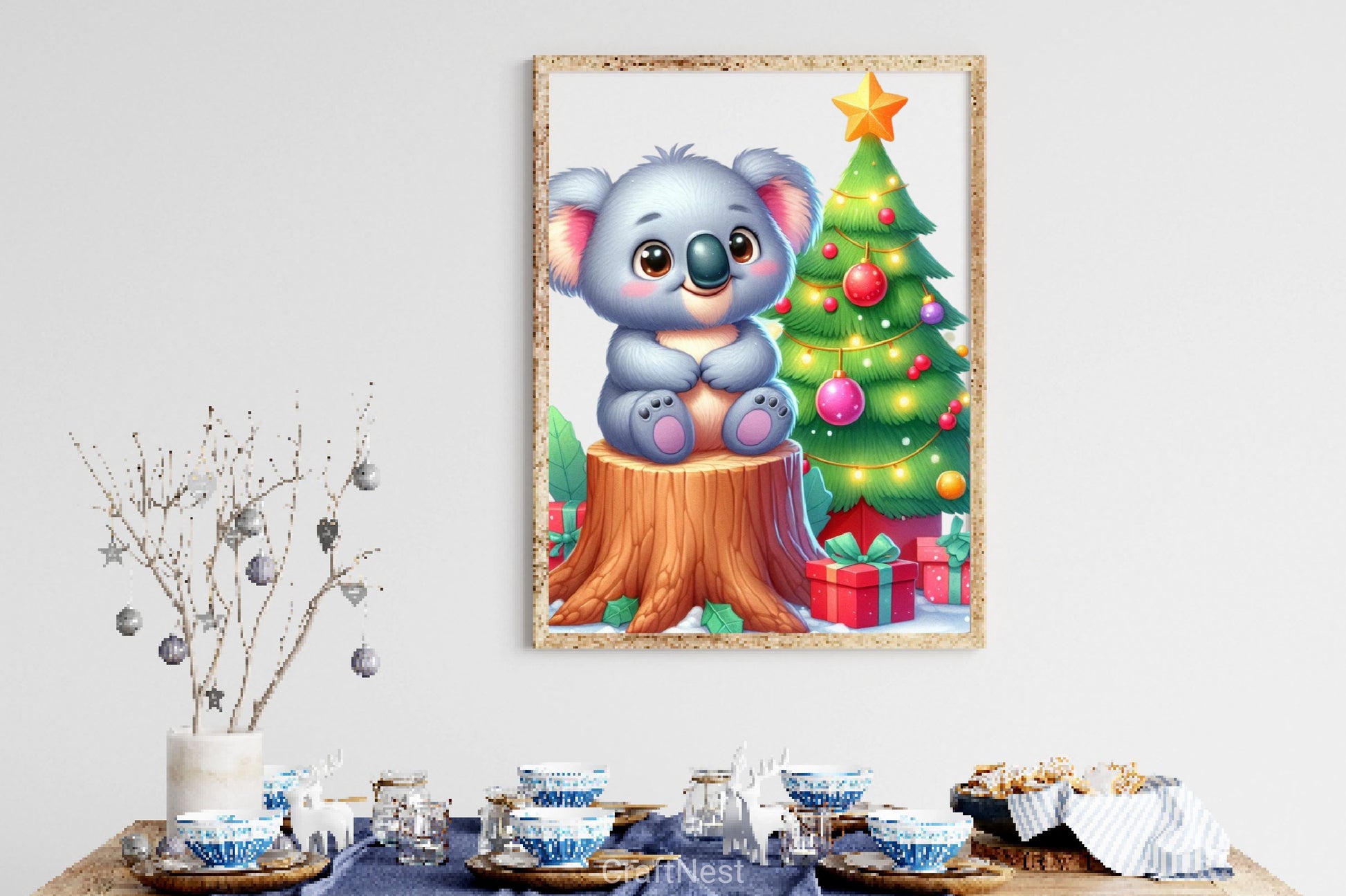 Christmas Koala Clipart Bundle - CraftNest - Digital Crafting and Art