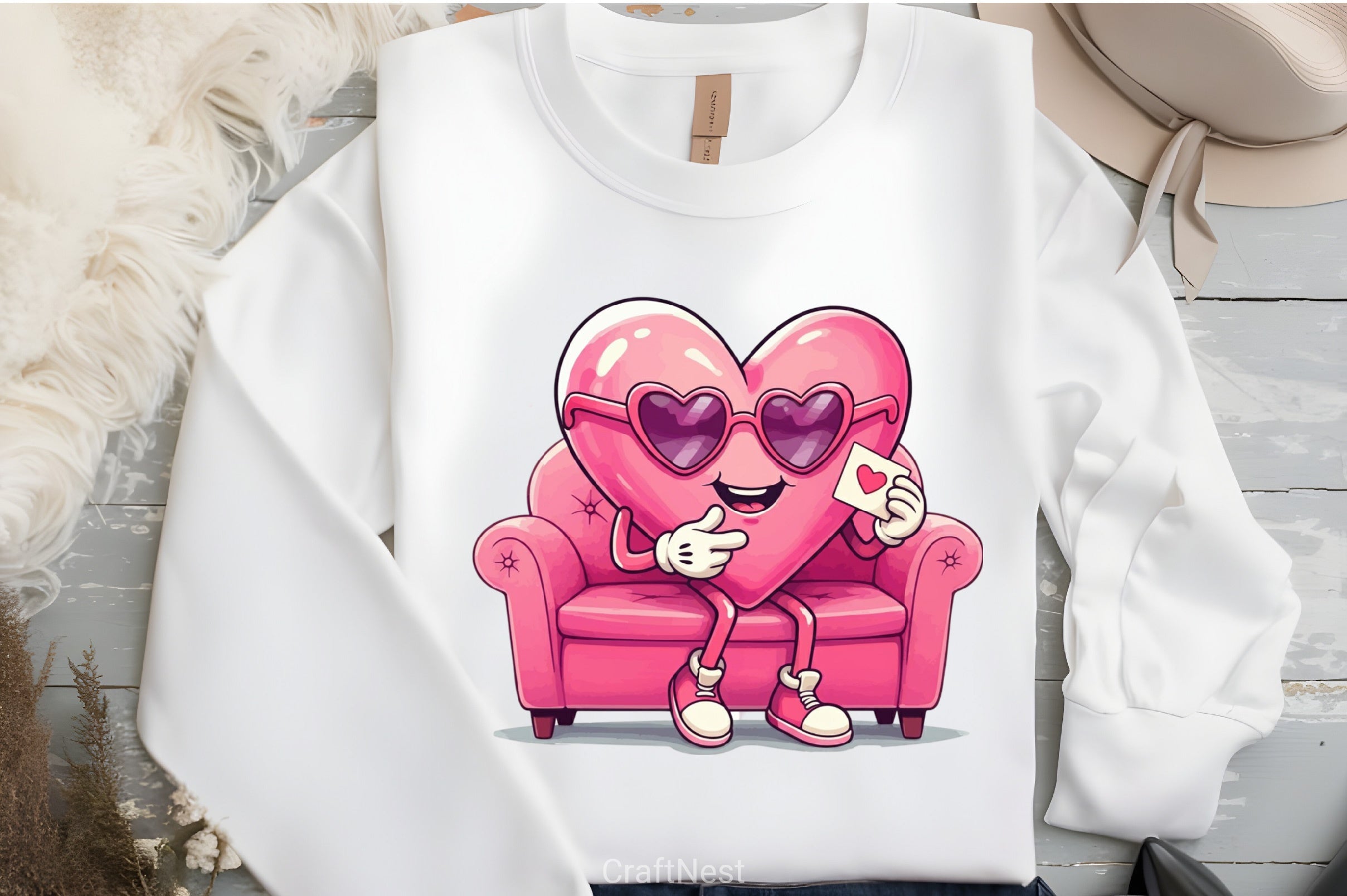 Valentine Heart Character Clipart Bundle - CraftNest - Digital Crafting and Art