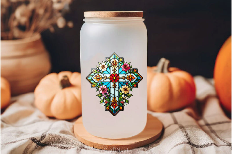 Stained Glass Cross Tarot Card Clipart Bundle 11 - CraftNest - Digital Crafting and Art