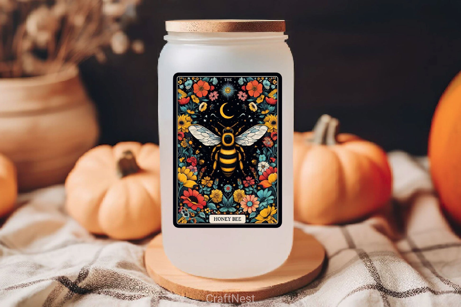 Honey Bee Tarot Card Clipart Bundle 15 - CraftNest - Digital Crafting and Art