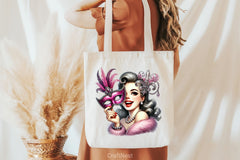 Mardi Gras Girl Clipart Bundle - CraftNest - Digital Crafting and Art