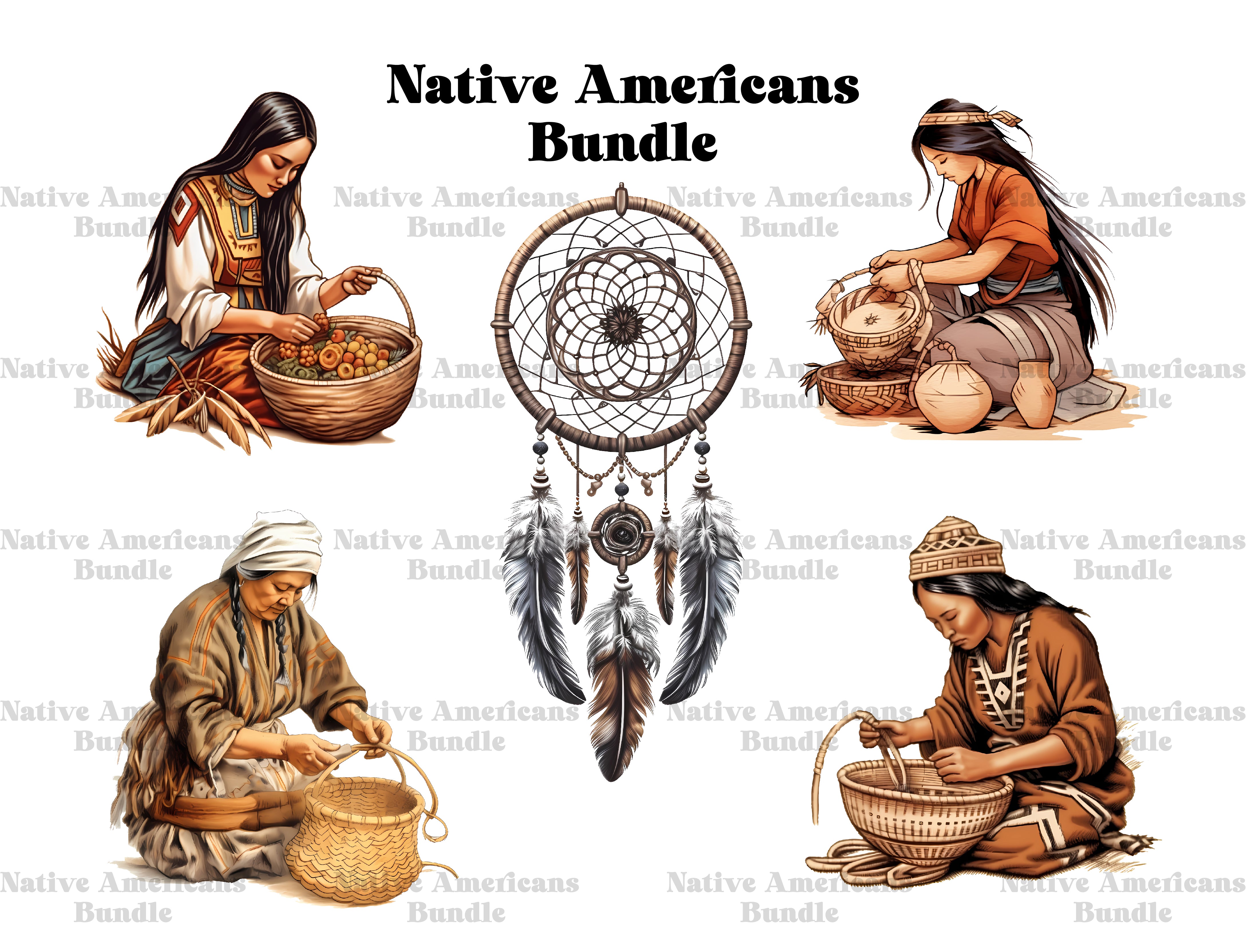 Native Americans Clipart - CraftNest