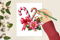 Candy Cane Clipart Bundle - CraftNest - Digital Crafting and Art
