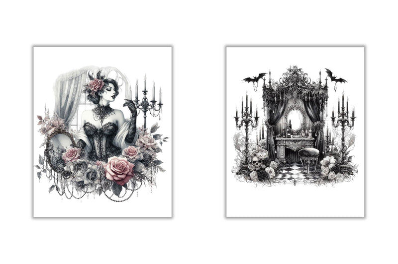 Fairy Gothic Princess Clipart Bundle - CraftNest - Digital Crafting and Art