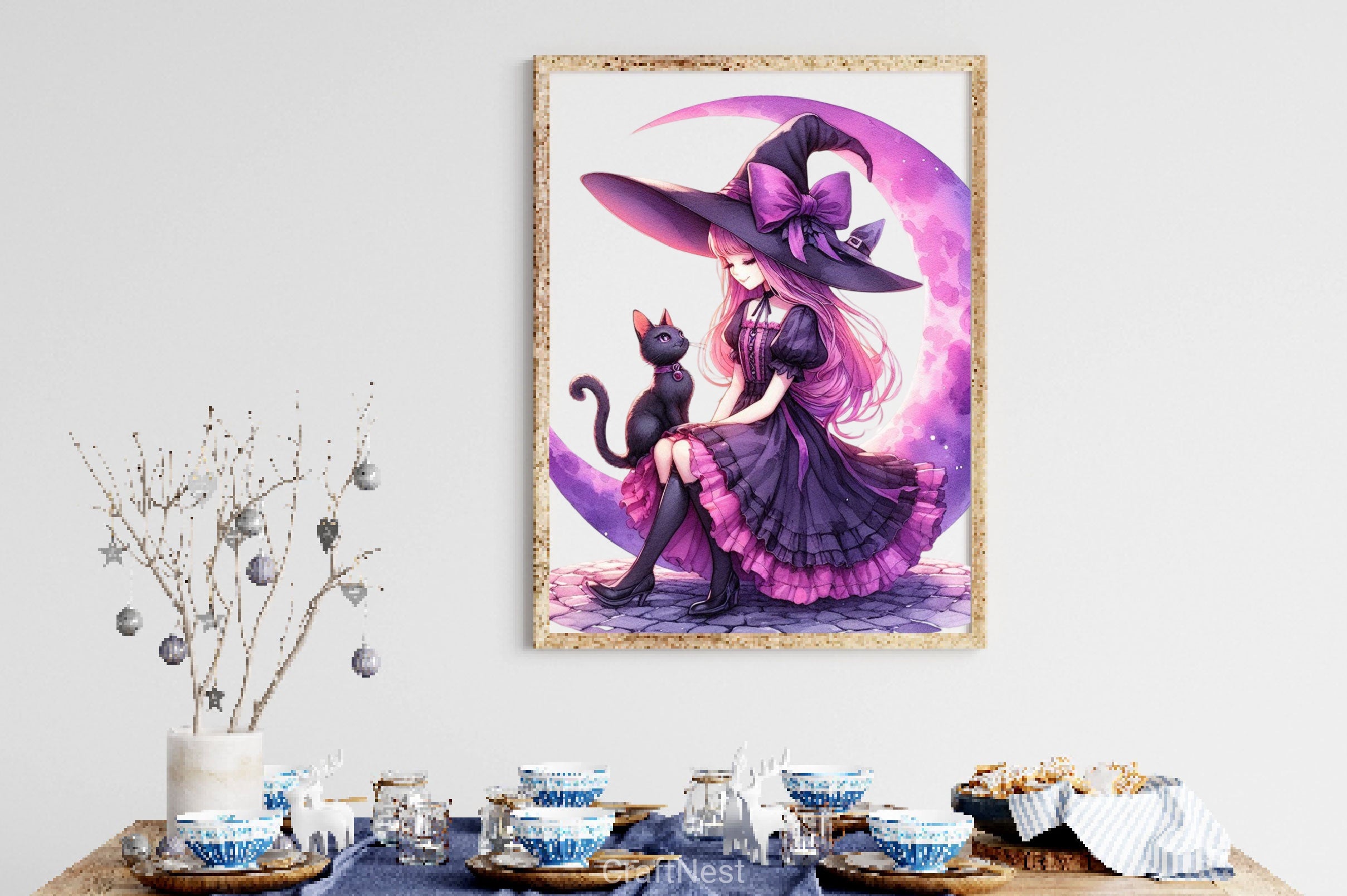 Halloween Witch Clipart Bundle 3 - CraftNest - Digital Crafting and Art