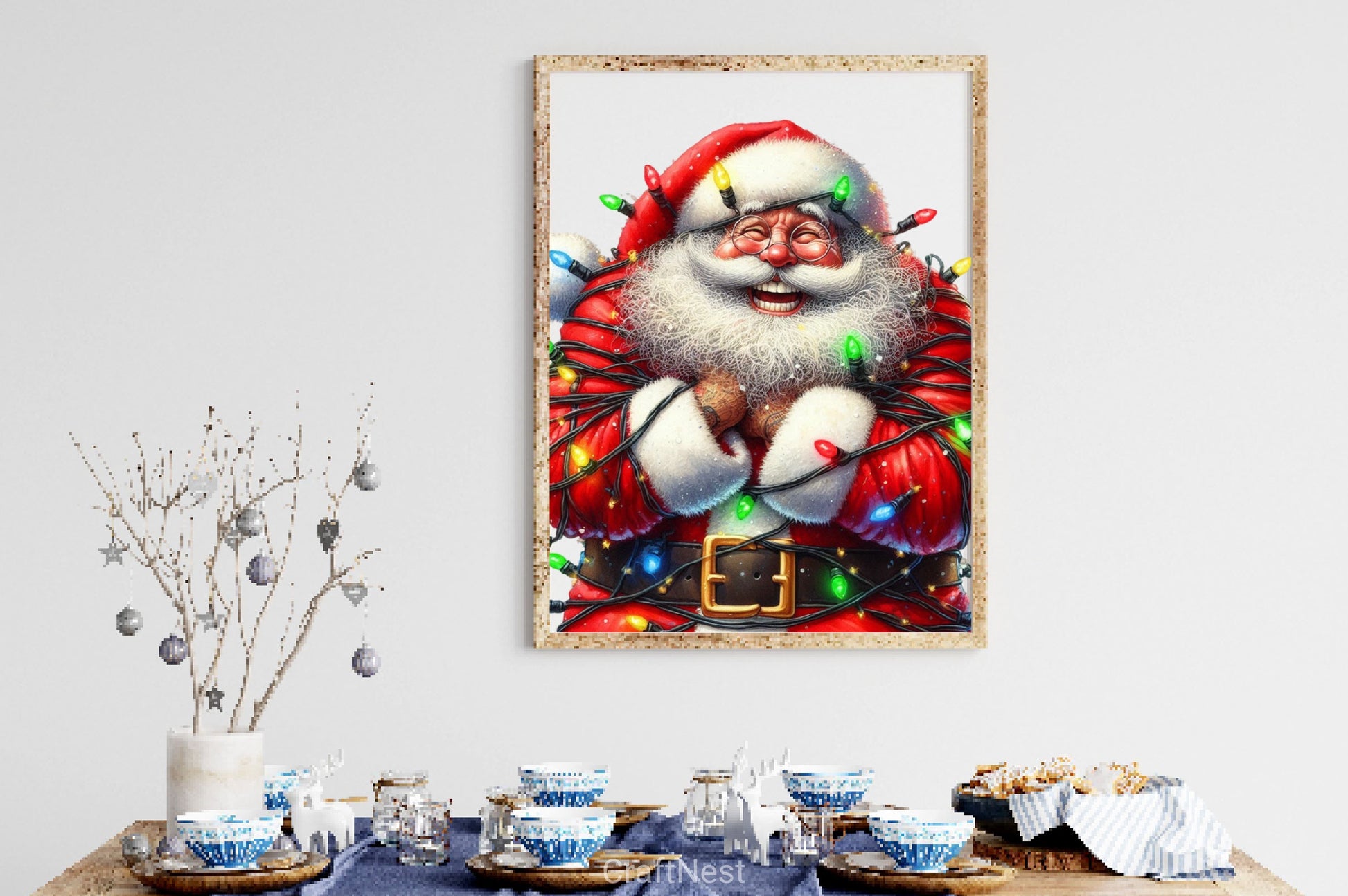 Santa Claus Clipart Bundle 3 - CraftNest - Digital Crafting and Art