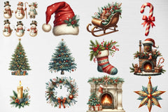 Classic Christmas Clipart Bundle 13 - CraftNest - Digital Crafting and Art