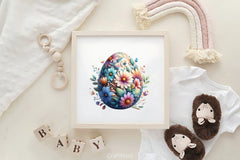 Easter Floral Egg Clipart Bundle - CraftNest - Digital Crafting and Art