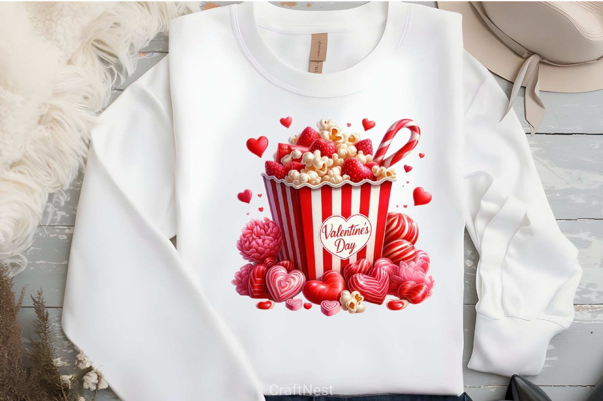 Valentine's Popcorn Clipart Bundle - CraftNest - Digital Crafting and Art