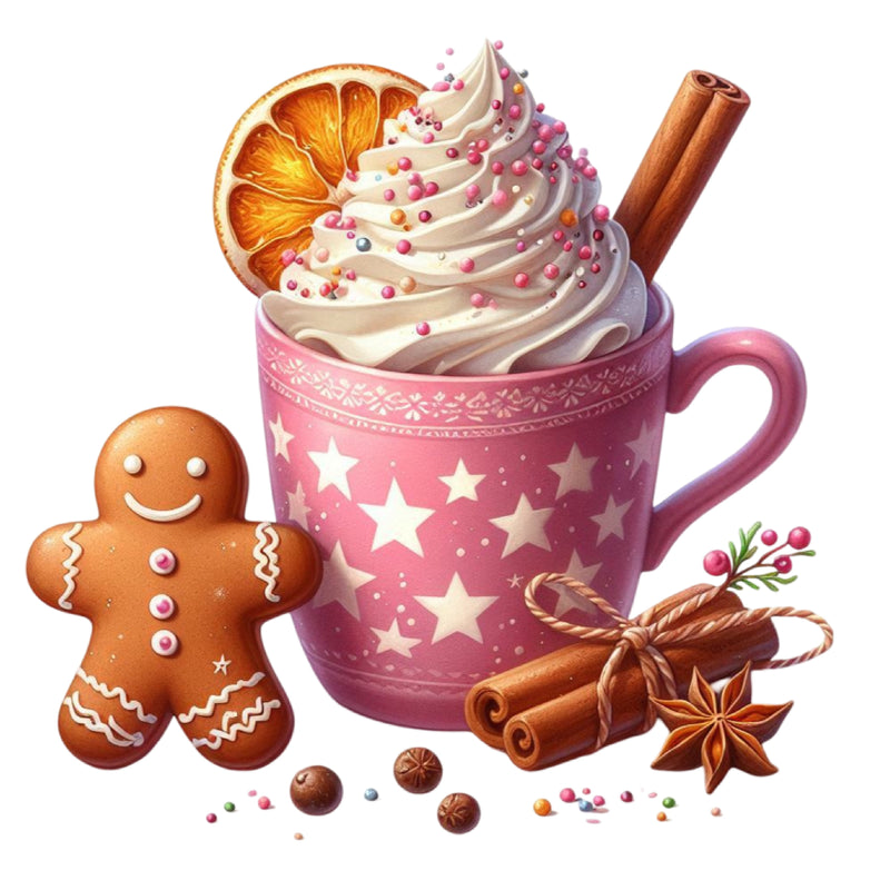 Christmas Coffee Gingerbread Clipart Bundle - CraftNest - Digital Crafting and Art