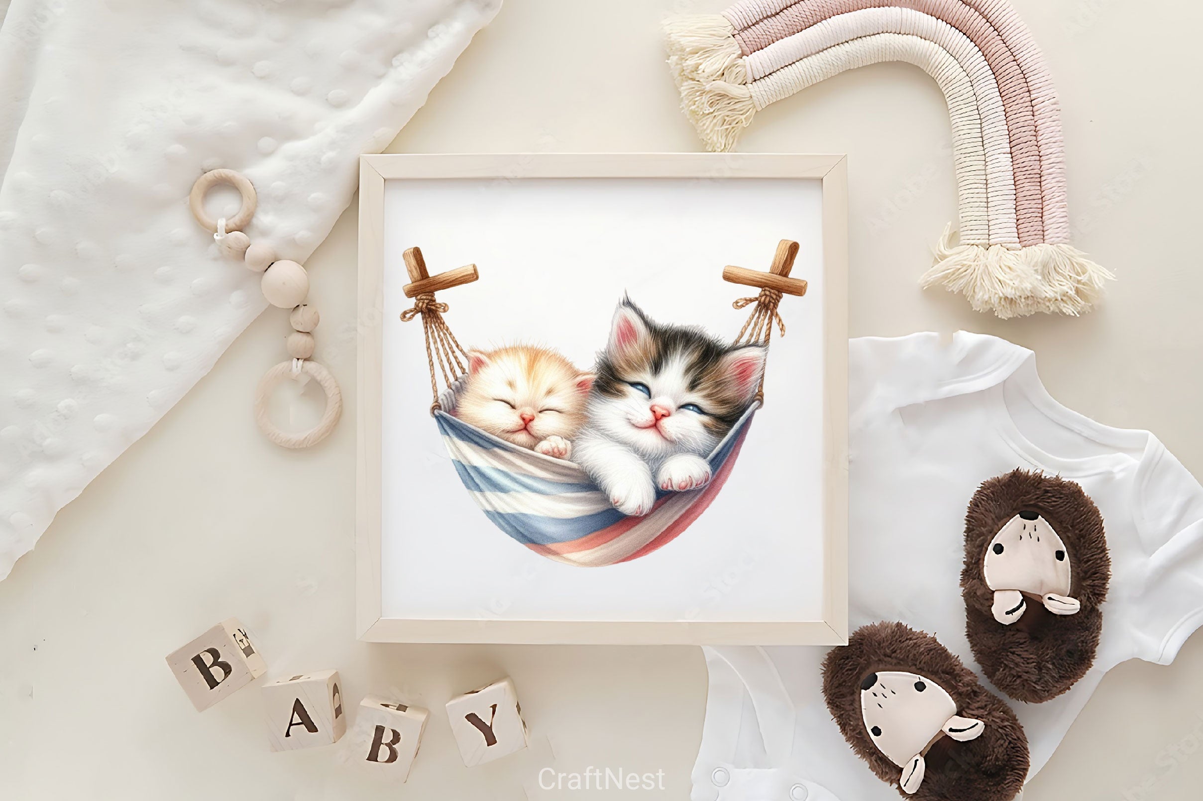 Animals Swing Clipart Bundle - CraftNest - Digital Crafting and Art