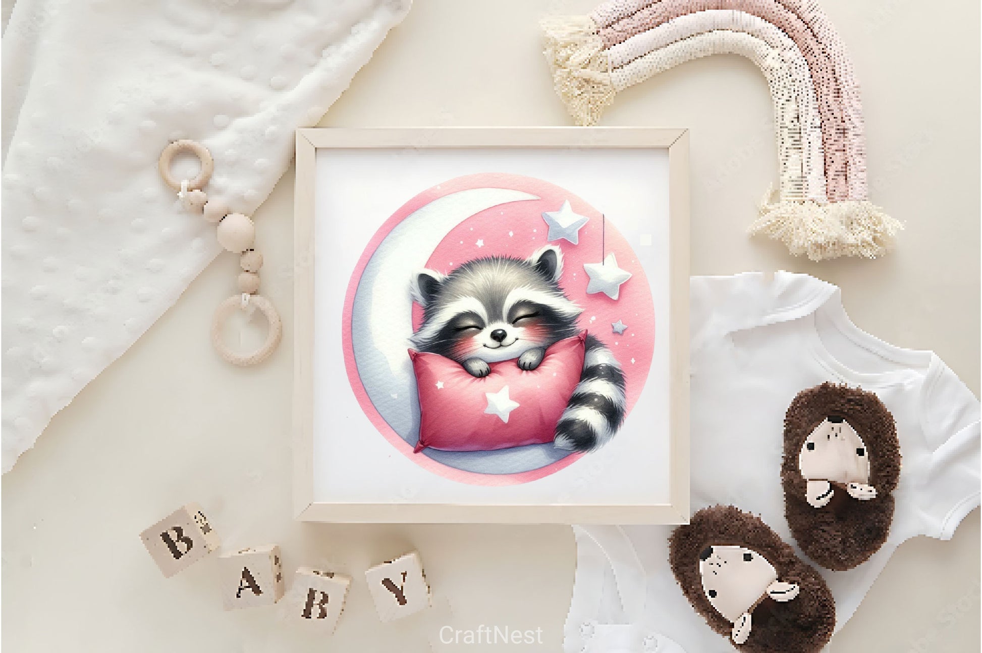 Sleeping Baby Animals Clipart Bundle 2 - CraftNest - Digital Crafting and Art