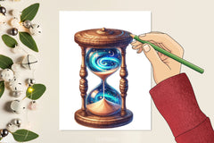 Watercolour Hourglass Clipart Bundle - CraftNest - Digital Crafting and Art