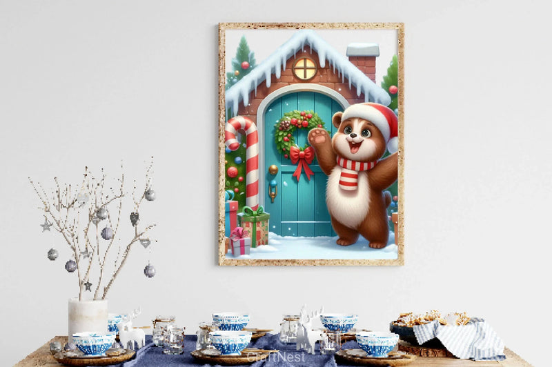 Christmas Wild Bears Clipart Bundle 2 - CraftNest - Digital Crafting and Art