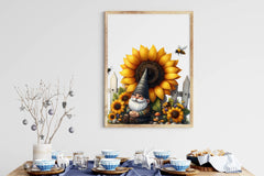 Sunflower Gnomes Clipart Bundle 2 - CraftNest - Digital Crafting and Art