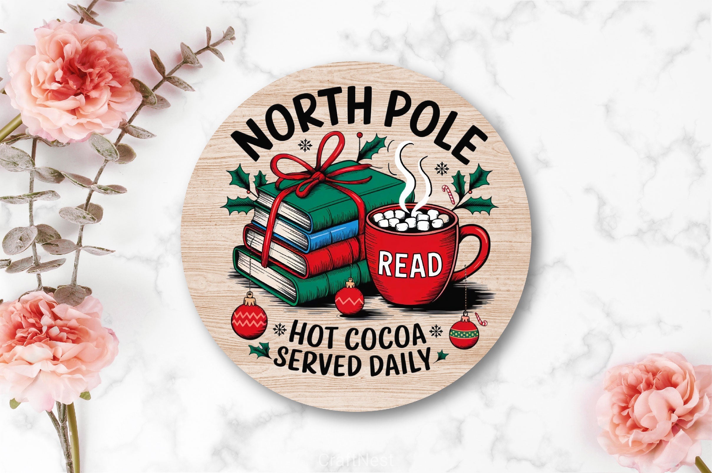 All Booked For Christmas Christmas Clipart Bundle 1 - CraftNest - Digital Crafting and Art