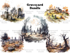 Graveyard Clipart - CraftNest