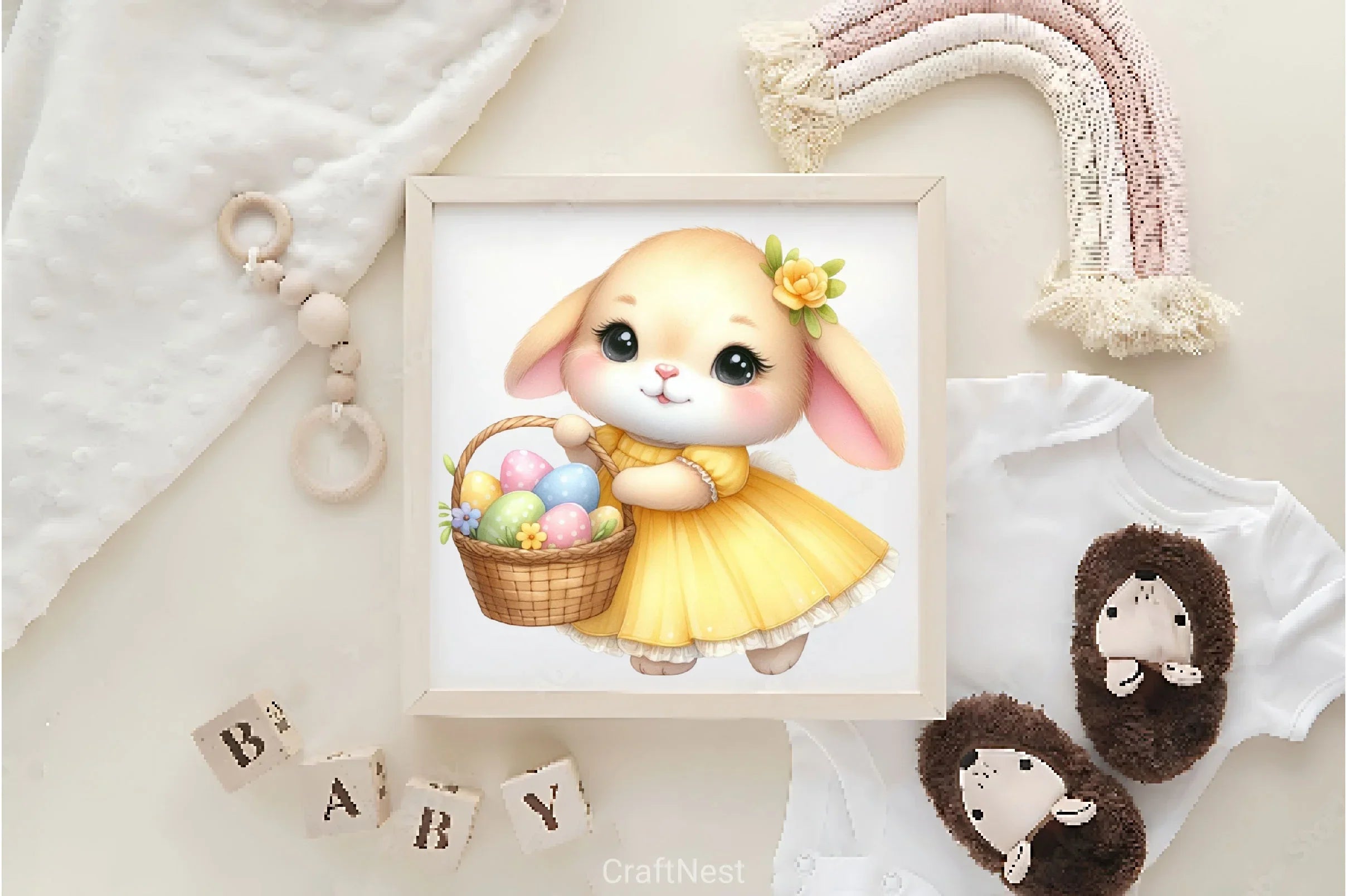 Easter Bunny Clipart Bundle 28 - CraftNest - Digital Crafting and Art