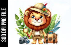 Safari Animals Clipart Bundle - CraftNest - Digital Crafting and Art