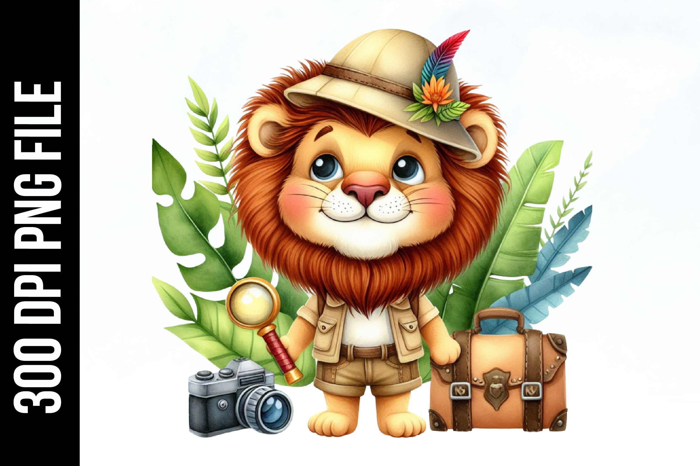 Safari Animals Clipart Bundle - CraftNest - Digital Crafting and Art
