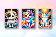 Funny Cat Tarot Cards Clipart Bundle - CraftNest - Digital Crafting and Art