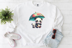 Rainbow Panda Clipart Bundle - CraftNest - Digital Crafting and Art