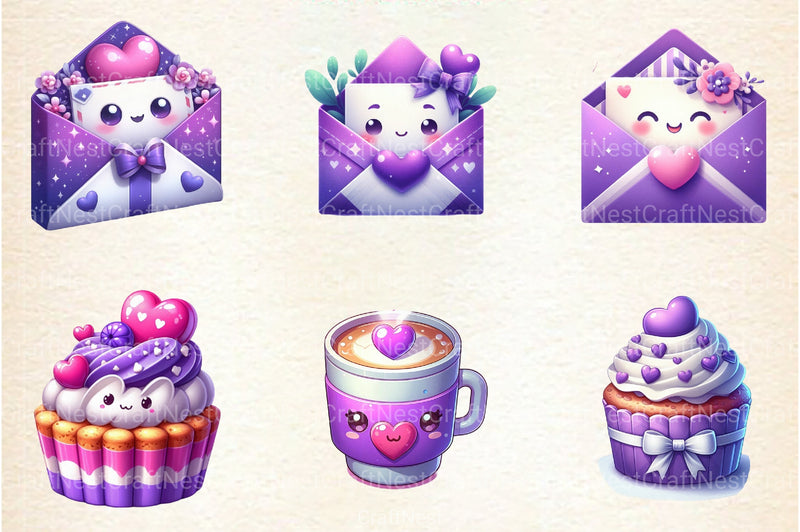 Valentine's Day Clipart Bundle 28 - CraftNest - Digital Crafting and Art