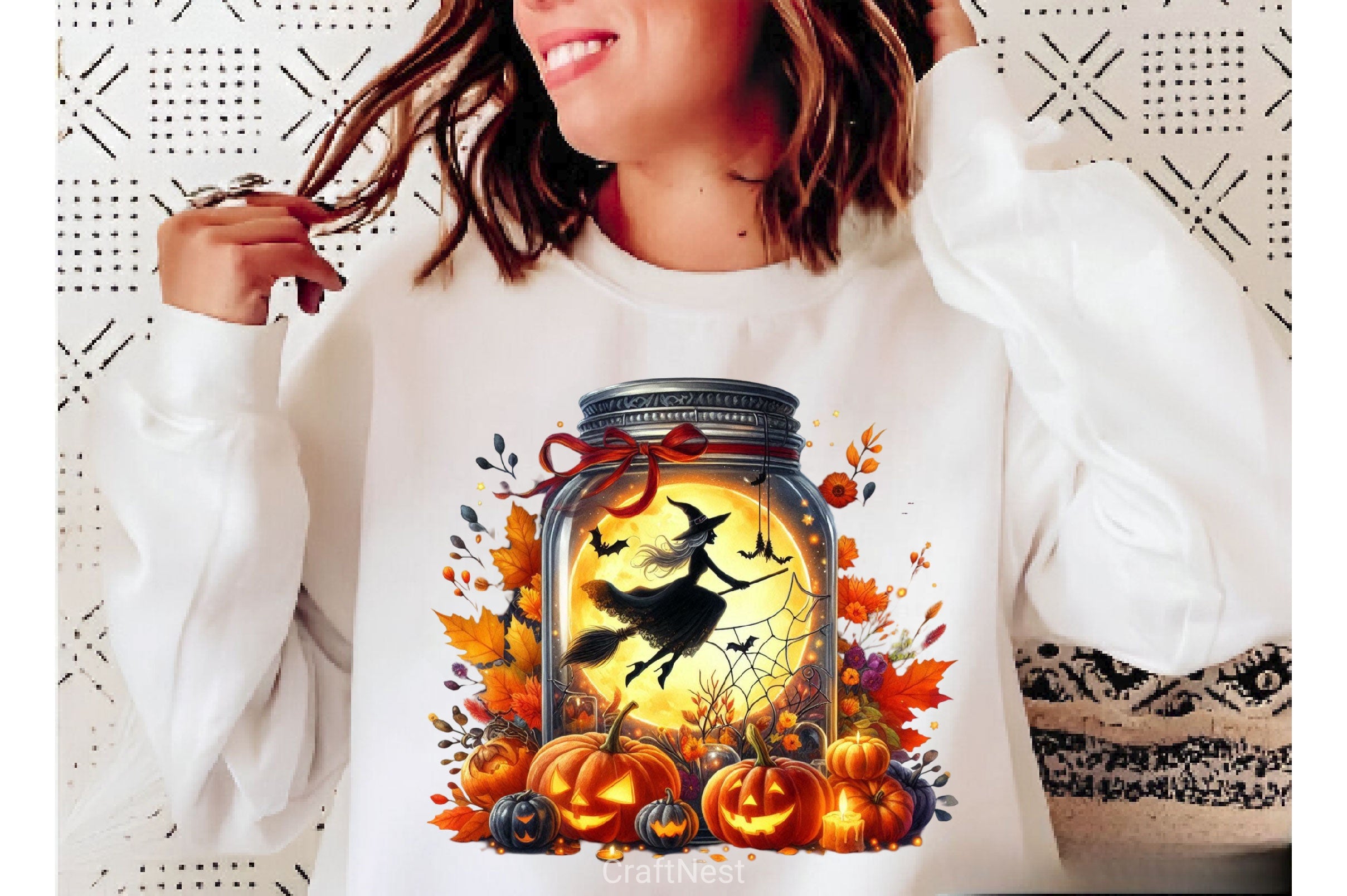 Halloween Jar Witch Clipart Bundle - CraftNest - Digital Crafting and Art