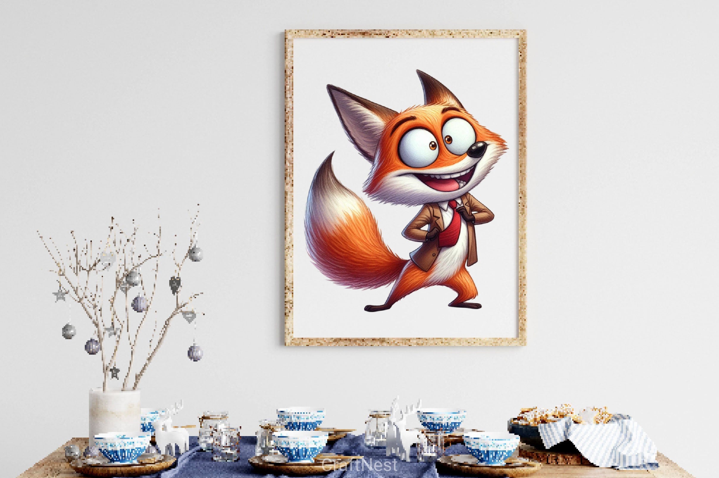 Funny Fox Clipart Bundle - CraftNest - Digital Crafting and Art