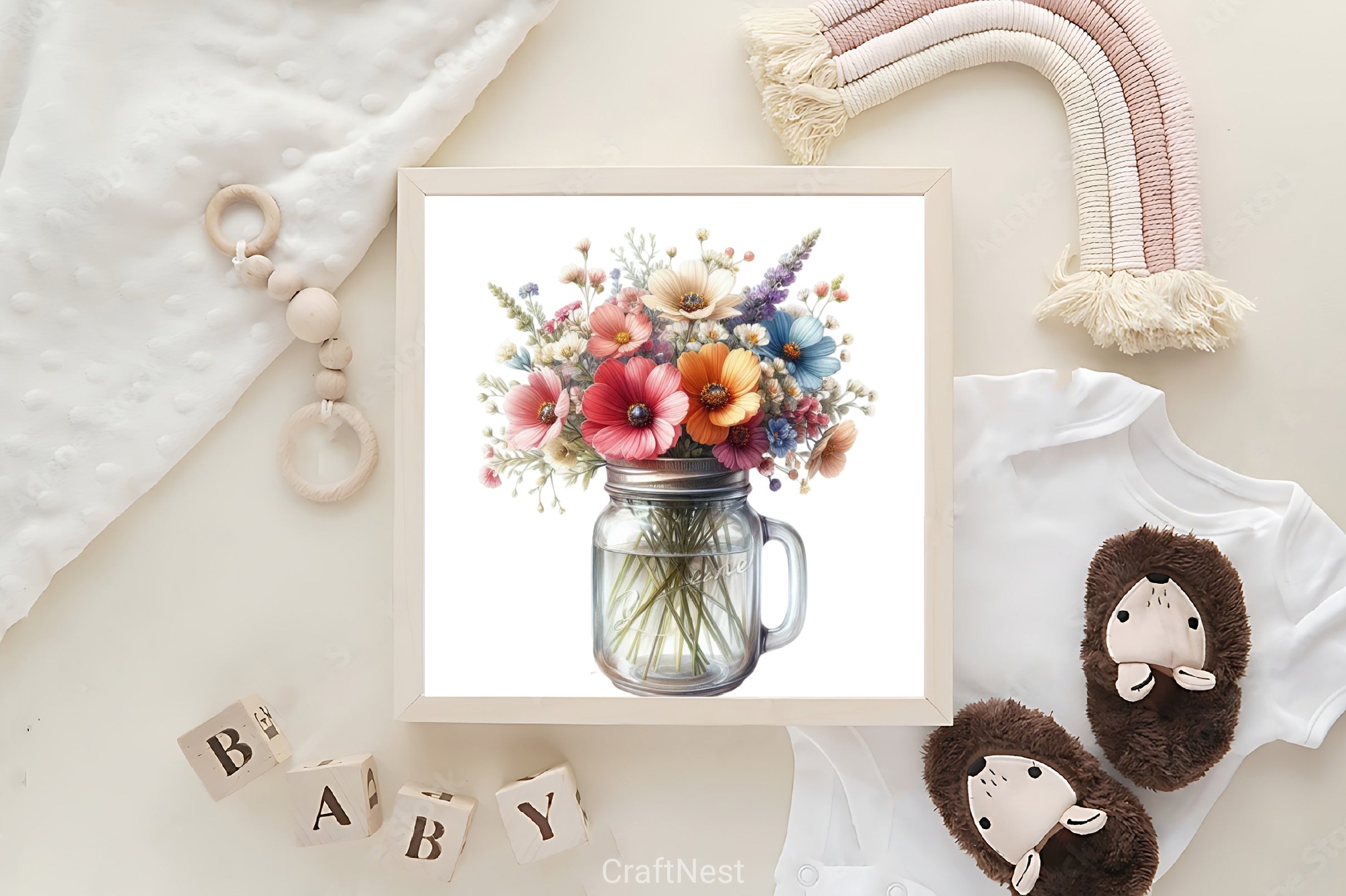 Flowers in Jar Clipart Bundle - CraftNest - Digital Crafting and Art