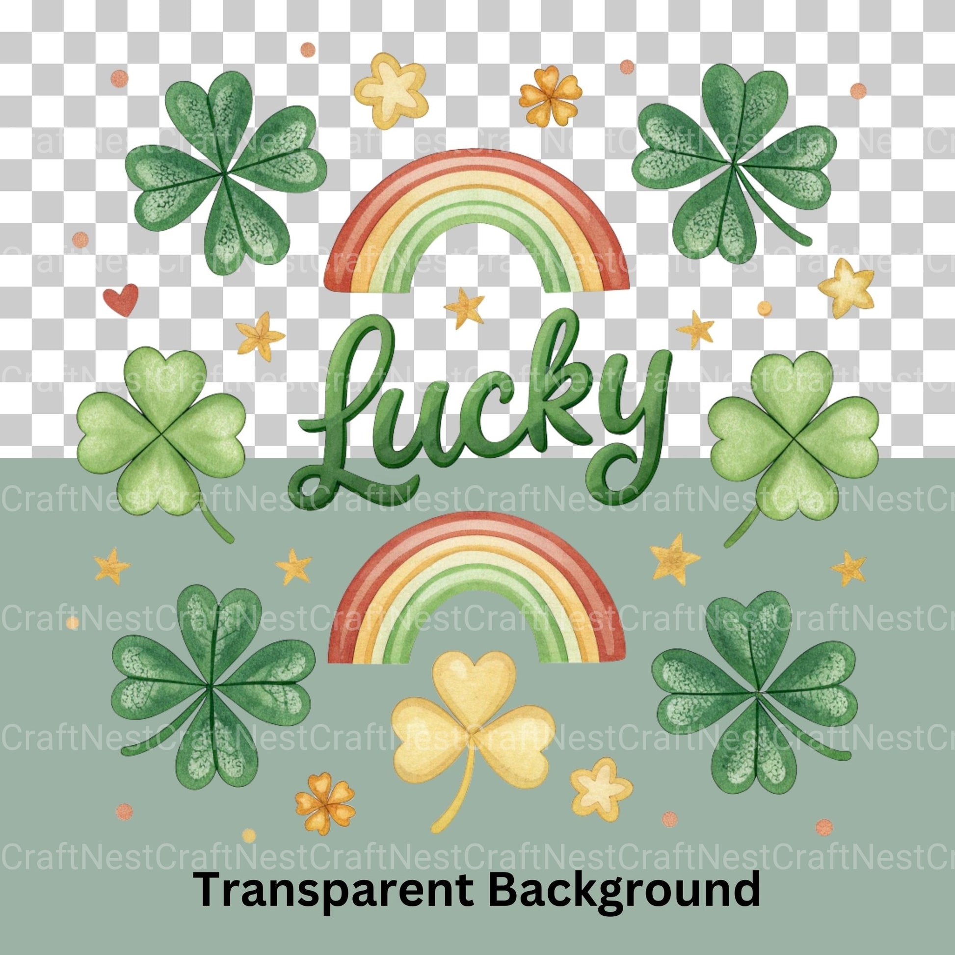 St Patricks Day Clipart Bundle 7 - CraftNest - Digital Crafting and Art